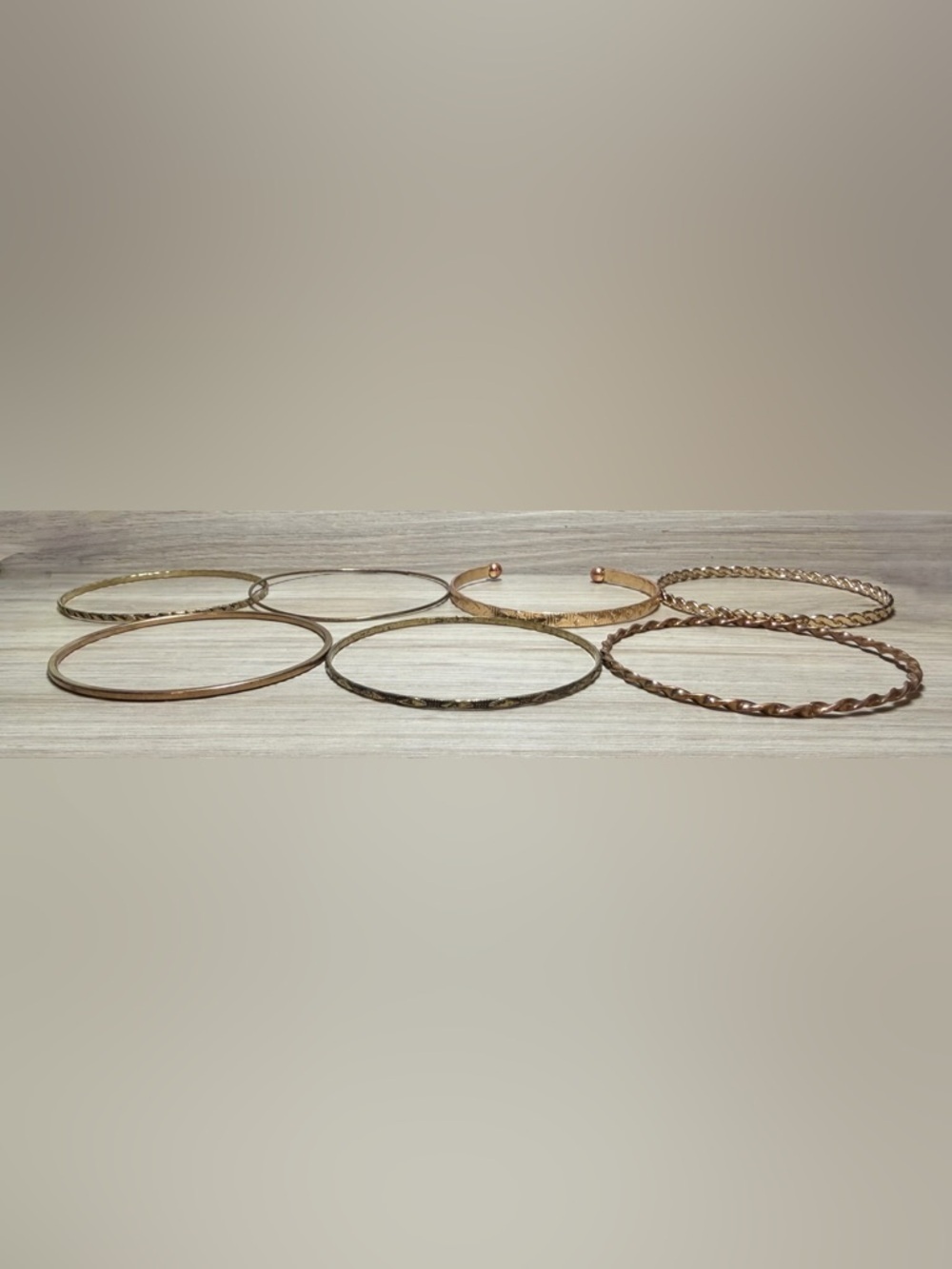 Lot of 7 Untested Gold Bracelets, Assorted Styles & Designs, 38.74g